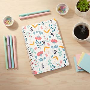 Agenda Ecológica A5 2026 al por Mayor, Diario Clásico Guiado, Personalizable, Libreta Espiral con Logotipo, Reciclable, para Regalo - Product Image 1