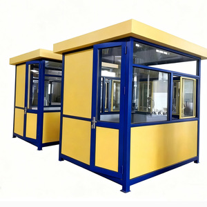 Cabine de sécurité en acier robuste, poste de garde extérieur personnalisé, structure soudée étanche - Product Image 1