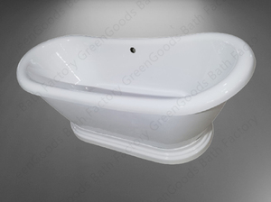 Baignoire <span class=keywords><strong>douchette</strong></span> autoportante à Double pantoufles, Design italien, nouveau Style, collection 2021 - Product Image 4