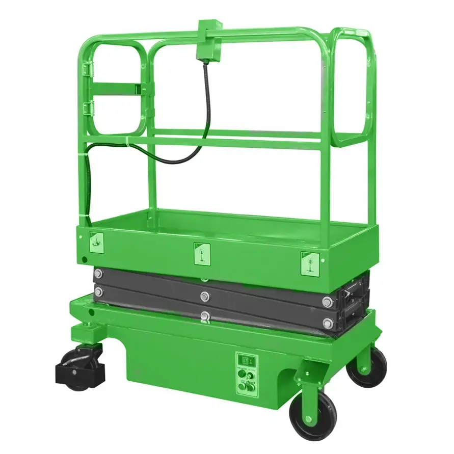 Hoge Kwaliteit Fabriek Hele Verkoop FSJY0.3-3.9 300Kg 3900Mm Kleine Model Schaar Type Liften Platform Man Lift