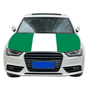 Venta al por mayor 120x150cm poliéster duradero Nigeria cubiertas <span class=keywords><strong>de</strong></span> capó <span class=keywords><strong>de</strong></span> <span class=keywords><strong>coche</strong></span> banderas resistentes al desgaste pancartas para seguro automotriz final <span class=keywords><strong>de</strong></span> educación - Product Image 2
