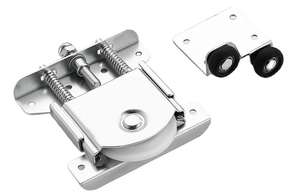 2 Piezas de Rodillos para Puertas Corredizas de Armario, Guías para Corredores de Armario, Rodillos para Puertas de Armario - Product Image 2