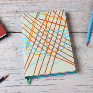 Cuaderno Elegante Hecho a Mano con Tejido Aleatorio, Cuadernos Ecológicos de Papel para Escribir, Dibujar y Hacer Bocetos - Product Image 1
