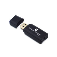 BT-6 2 en 1 USB 5.0 Bluetooth émetteur récepteur 3.5mm AUX adaptateur sans fil stéréo pour TV PC vers casque Bluetooth