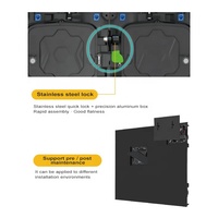 Les annonces extérieures TOPvision haute luminosité 3d publicité double colonne support P4 P5 Led écrans d'affichage