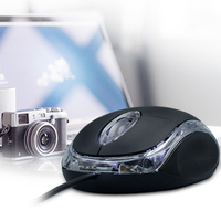 Souris filaire USB personnalisée pas cher mini souris optique 3D filaire souris d'ordinateur ergonomique pour PC privé ordinateur portable