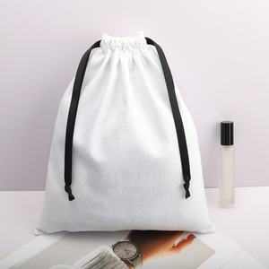 Bolsa de Almacenamiento de Cosméticos con Cordón de Algodón Muselina y Logotipo Personalizado, Bolsa de Regalo de Lujo para Calcetines y Cabello, Reciclable y Personalizable - Product Image 2