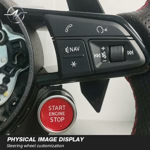 Volantes OEM de Fibra de Carbono Genuina para Audi MK3 TTRS TTS MK2 S3 R8 TT A3 A4 A5 <span class=keywords><strong>A6</strong></span> A7 B9 B8.5 Q3 Q5L Q7 Q8 S4 S5 S6 C6 C7 - Product Image 5