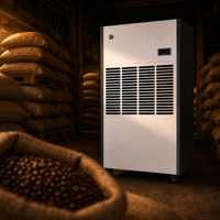 Deumidificatore Industriale da Pavimento 248L per Silos di Chicchi di Caffè e Stanze di Stoccaggio, Preservazione della Qualità del Caffè