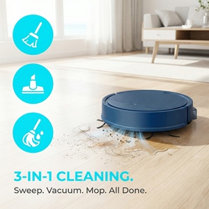 Intelligent robot <b>vacuum</b> with water tank Automatic <b>vacuum</b> <b>cleaner</b> <b>wet</b> <b>and</b> <b>dry</b> cleaning robot - Product Image 2