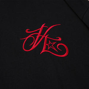 T-shirt en coton lourd pour homme, broderie personnalisée, lettres, streetwear, tee-shirt oversize, été - Product Image 3