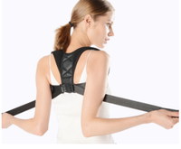 Correcteur de posture réglable Ollas Ceinture de soutien de la colonne vertébrale Attelle dorsale d'entraînement de travail pour le confort et la protection