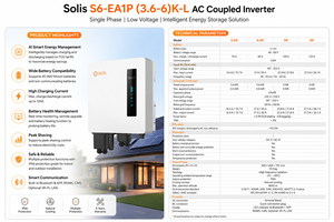 Inversor Híbrido Solar Residencial Monofásico <span class=keywords><strong>Solis</strong></span> S6-EA1P(3.6-6)K-L 3.6KW 4.6KW 5KW 6KW - Product Image 6