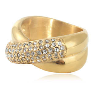 Anillo de Oro Estilo Europeo Americano para Mujer, Anillo Punk Moderno con Incrustaciones de Piedras, Joyería para Fiesta 27088 - Product Image 5