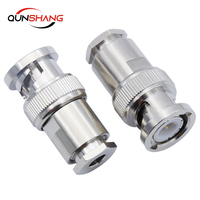 Connecteur BNC mâle en laiton RF, ensemble de 5 pièces avec boîtier en cuivre pour câble 50-2-2, adaptateur BNC-J-2 Q9-J4 IP20