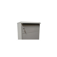 Boîte aux lettres en acier inoxydable, poste de grande taille, poste d'appartement, livraison de colis