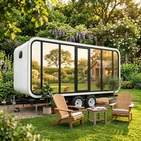 Maison Capsule Modulaire Préfabriquée de Luxe Apple Cabin, 2 Chambres Entièrement Meublée, pour Hôtels et Complexes Hôteliers, destinée aux Entrepreneurs et Développeurs