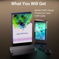Reproductor de Música MP3/MP4 Portátil Android con Pantalla Táctil Multifunción, Inalámbrico, con Altavoz, Libro Electrónico y Grabación de Voz