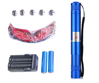 Puntero Láser Azul de Alta Gama y Económico de 450nm con Batería Recargable 16340