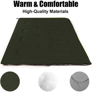 Sac de couchage léger à enveloppe pour adultes, matière ultra légère, cyclisme Camping, 4 saisons - Product Image 5