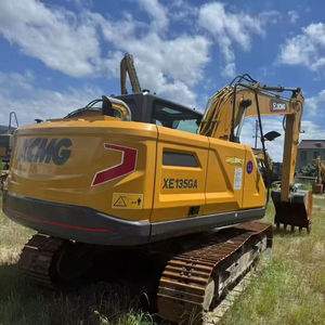 Excavadora de cadenas XCMGXE135GA de segunda mano, fabricada en China, en buen estado, con componentes principales de rodamientos y PLC, a la venta. - Product Image 1