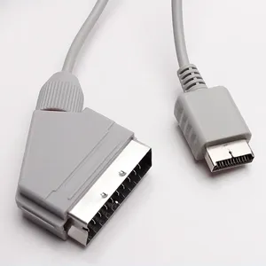 Hochwertiges Graues 1,8m AV-Scart-Kabel für PS für PlayStation One Audio-Video-Scart-Kabel für PS1 Spielekabel - Product Image 2