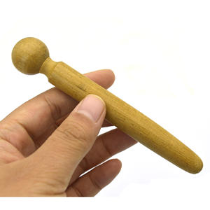 Handgehaltener Holz-Fußmassagestab für Tiefengewebe-Akupressur zur Muskelentspannung Traditionelles Spa-Gesundheitswerkzeug zur Schmerzlinderung - Product Image 5