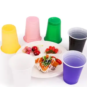 Одноразовая чашка из полипропилена, оптовая продажа, красная одноразовая пластиковая чашка 16 унций, праздничные одноразовые чашки из полипропилена для Beerpong
