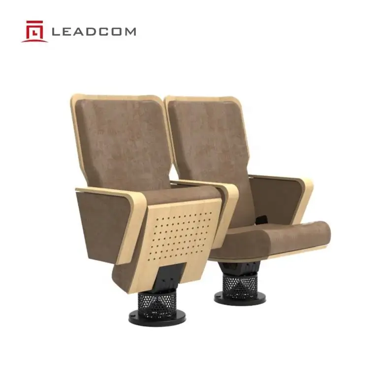 Leadcom T01 Deluxe europäisch gestaltete faltbare Theater bestuhlung Auditorium Stuhl Theater möbel Preis