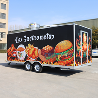 Chammp Mobile Kitchen Foodtrailer Remorque de Restauration Entièrement Équipée pour Café, Pizza, Tacos, Camion de Restauration avec Cuisine Complète