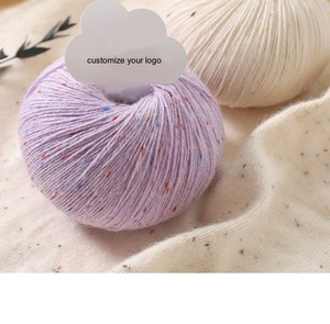 Fil à pois coloré 50g mérinos <span class=keywords><strong>woo</strong></span> fil pour tricoter à la main - Product Image 4