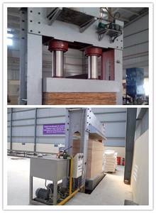 Máquina de prensado en frío <span class=keywords><strong>Recon</strong></span> Veneer, preprensa hidráulica de bloques de madera con moldeador - Product Image 5