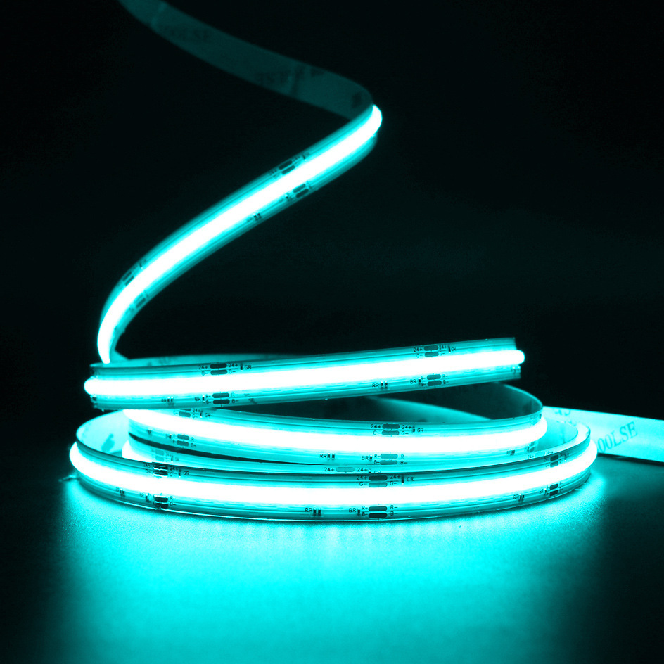 8MM Width RGB COB LED Strip Light DC 5V/12V/24V Cuttable Flexible LED Rope Light For Holiday Decoration