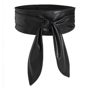 <span class=keywords><strong>Cintura</strong></span> <span class=keywords><strong>doppia</strong></span> faccia larga da donna morbida versatile elegante <span class=keywords><strong>cintura</strong></span> svolazzante con fiocco extra lunga <span class=keywords><strong>cintura</strong></span> annodata bianca - Product Image 2