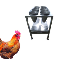 Machine commerciale de saignée de canard et cône d'abattage de poulet pour ligne d'abattage avicole