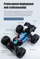 Camioneta RC a Escala 1/16, Control Remoto, Todoterreno, 2.4GHz, 4WD, Recargable, Juguete para Niños