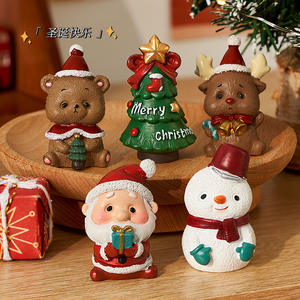 Boîtes cadeaux de Noël, décorations de bureau du Père Noël, décorations d'arbre, souvenirs, jouets, petits cadeaux pour enfants - Product Image 4