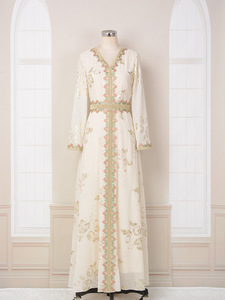 Vestito donna musulmana Eid arabica Femme Abaya islamico <span class=keywords><strong>turchia</strong></span> abiti da sera eleganti <span class=keywords><strong>abbigliamento</strong></span> Dubai Arabia saudita - Product Image 6