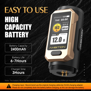 เครื่องสักไร้สายระดับมืออาชีพ Ambition Soldier Pro 520 มอเตอร์ไร้แกน ปรับระยะชักได้ <span class=keywords><strong>2</strong></span>.<span class=keywords><strong>2</strong></span>-4.<span class=keywords><strong>2</strong></span> มม. พร้อมแบตเตอรี่คู่ - Product Image 4