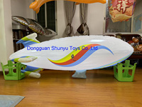 Hélium gonflable de zeppelin du dirigeable RC extérieur/publicité d'intérieur avec la lumière de LED