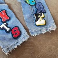 YYSY Streetwear Fabricant de vêtements en denim sur mesure, broderie, découpe et couture, appliqués, patchs, jeans en denim délavé pour hommes