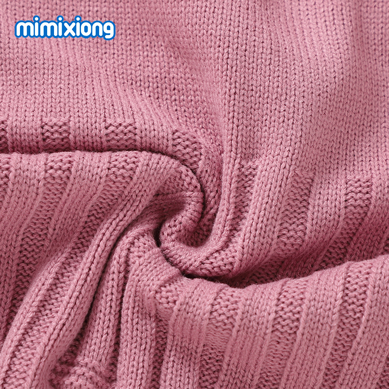 ORANGLES Mimixiong New Arrival OEKO-TEX Knitted Baby Romper – Newborn & Toddler Hoodie Jumpsuit Clothes - detailed closeup view - Image 3 of 4 | great for travel | Texas | Free Shipping ORANGLES