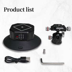 Vente chaude 6 pouces automatique aspirateur voiture ventouse 360 degrés <span class=keywords><strong>panoramique</strong></span> rotule support pour DSLR <span class=keywords><strong>Photo</strong></span> Studio accessoires - Product Image 2