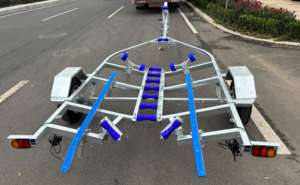 5.5m Jet Ski Galvanisé <span class=keywords><strong>Bateau</strong></span> <span class=keywords><strong>Remorque</strong></span> <span class=keywords><strong>Essieu</strong></span> Unique 450kgs Capacité De Chargement <span class=keywords><strong>Prix</strong></span> Usine En Ventes - Product Image 4