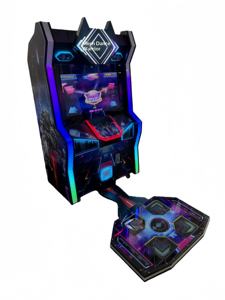 Macchina da Gioco Arcade a Gettoni Metal Mech Jazz per Bambini Dance Revolution Pump It Dance 2 Giocatori 110/220V KUBIXION - Product Image 2