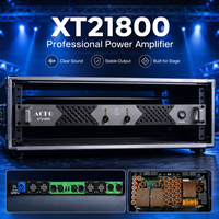 2x1800W Dijital Güç Amplifikatörü Çift Kanallı Profesyonel DJ Ses Amplifikatörü Subwoofer'lar için PA Ses Hoparlörü Altavoces