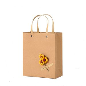 Bolsa de Compras de Papel Kraft Ecológico de Alta Calidad para Joyería, Cosméticos y Ropa, Personalizable con Logotipo Impreso y Asas Retorcidas - Product Image 2