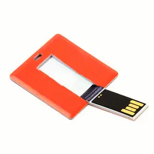 Corporate gift credit card thumb drive 8gb wholesale Small square plastic usb flash memory card
