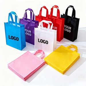 Sacs d'impression écologiques recyclables pour supermarchés, sacs promotionnels pour les achats, sacs non tissés - Product Image 1