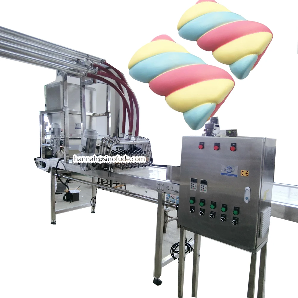 Производственная линия Marshmallow/автоматическая машина для производства экструдированных сладостей marshmallow